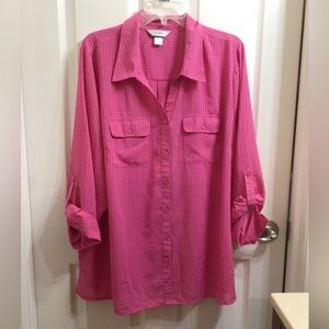 Fuschia blouse